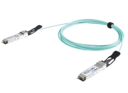 Cable LinkedPRO LP-AOC-40G-1M 1 m, Fibra OM3, QSFP+, QSFP+, 40 Gbit/s, Verde