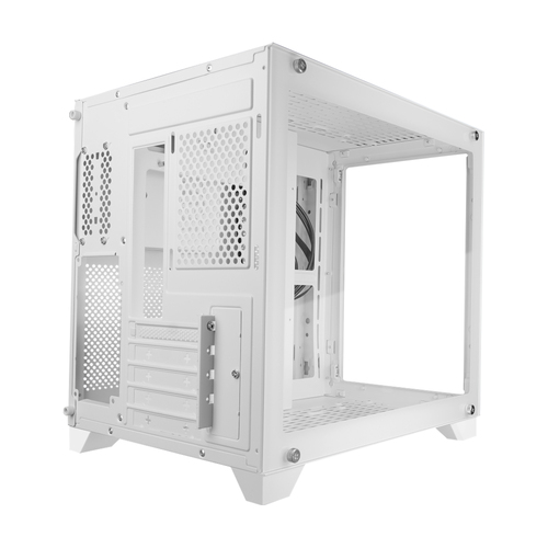 Miniatura 3 de Gabinete Game Factor CSG570 Midi Tower, PSU No, Vent. 1x 120 mm, Blanco
