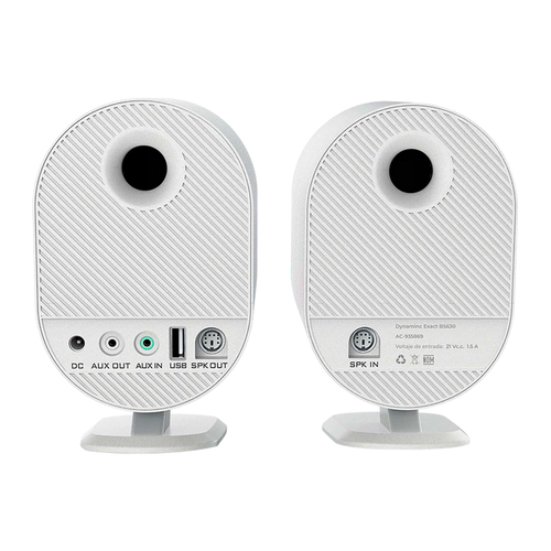 Miniatura 3 de Bocinas Acteck BS630 2.0, USB, Bt, Inalámbrico y alámbrico, PC, Blanco
