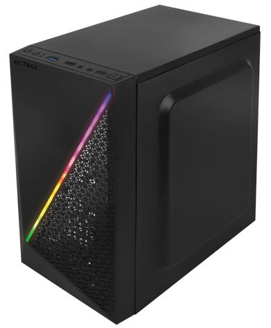 Miniatura 4 de Gabinete Acteck Kyoto GC460 Micro Tower, PSU 500 W, PSU Si, Negro