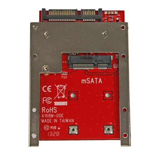 Miniatura 4 de Tarjeta StarTech.com SATA, mSATA, Negro, Rojo, Plata