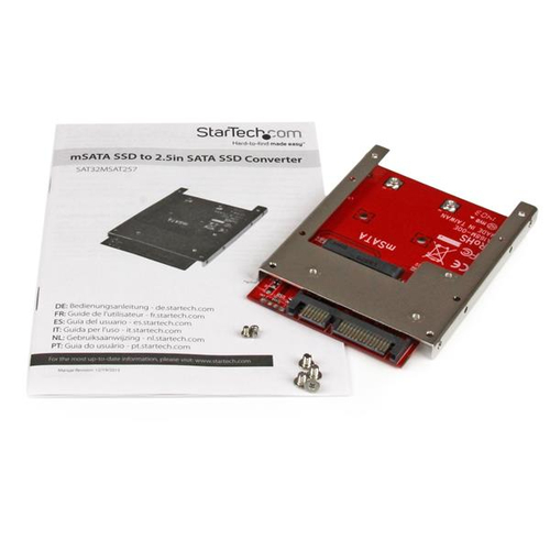 Miniatura 3 de Tarjeta StarTech.com SATA, mSATA, Negro, Rojo, Plata