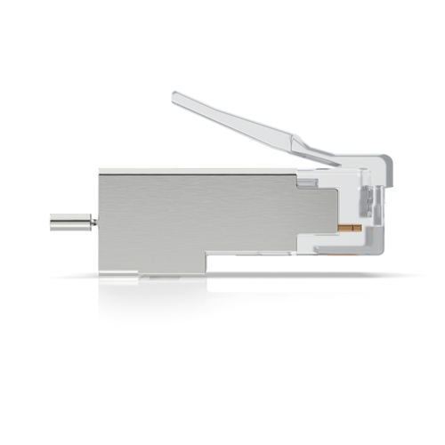 Miniatura 5 de Paquete de 100 Conectores RJ45 Blindados Disea?ados para Cables Ethernet UISP (UISP Cable Pro y Cable Carrier)