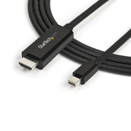 Miniatura 3 de Adaptador vídeo StarTech.com Mini DisplayPort a HDMI, 3 m, Negro
