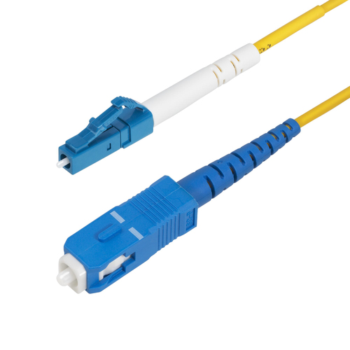 Cable StarTech.com 10 m, Fibra OS2, LC, SC, 100 Gbit/s, Amarillo