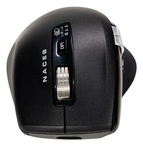 Miniatura 5 de Mouse Naceb Technology NA-0133 6 Botones, 3200 DPI, RF inalámbrico, Negro