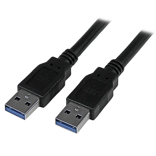 Cable USB StarTech.com USB A a USB A, 5000 Mbit/s, Negro