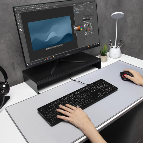 Miniatura 4 de Mousepad Acteck Vibe Flow Max MT480 900 mm, 400 mm, Gris