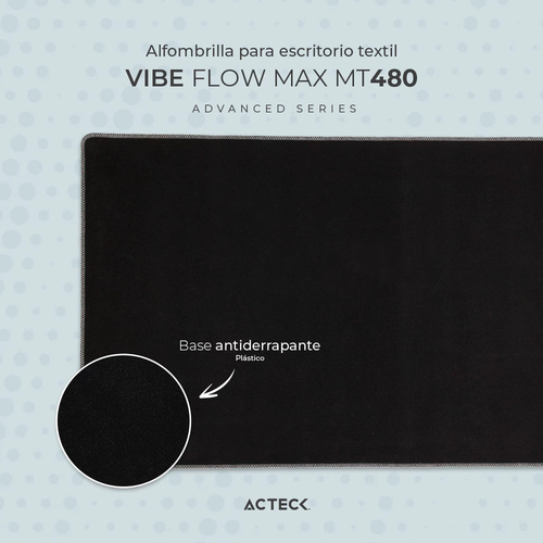 Miniatura 3 de Mousepad Acteck Vibe Flow Max MT480 900 mm, 400 mm, Gris