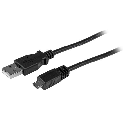 Cable USB StarTech.com USB A a Micro-USB B, 480 Mbit/s, Negro
