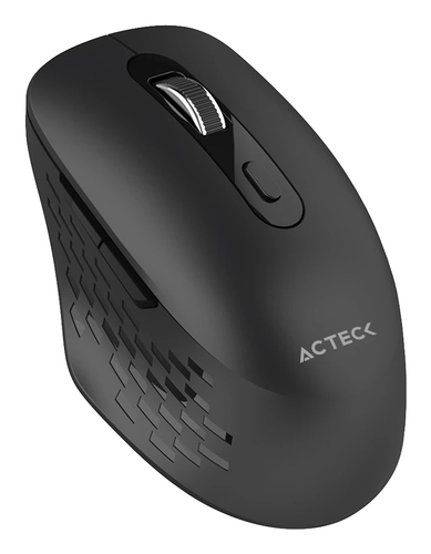 Miniatura 3 de Mouse Acteck Optimize Flow MI480 Óptico, 6 Botones, 1600 DPI, RF inalámbrico, 10 m, Negro