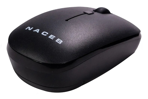 Miniatura 2 de Mouse Naceb Technology NA-0136 3 Botones, 1600 DPI, RF inalámbrico, Negro