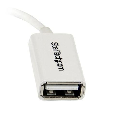 Miniatura 4 de EXTENSOR StarTech.com 0.127 m, Micro-USB B a USB A, Macho/Hembra, Blanco