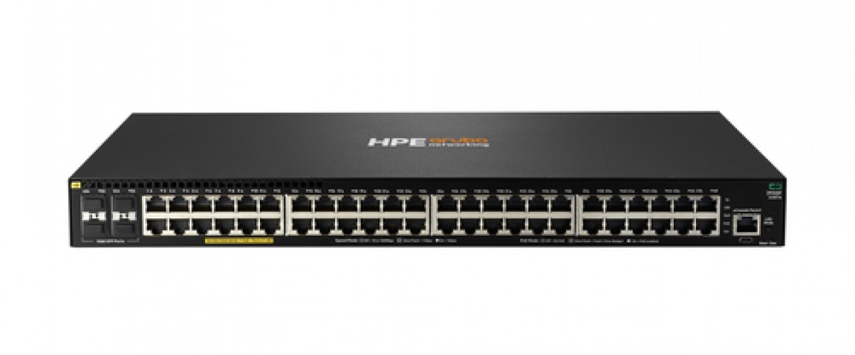 Switch HPE Aruba Networking Gestionado, L3, RJ-45 48, Gigabit Ethernet (10/100/1000), 1U, Gris