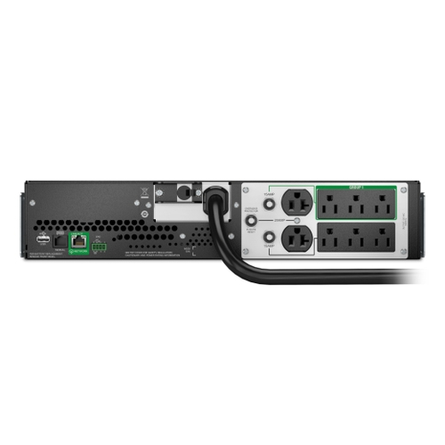 Miniatura 2 de No Break APC SMTL3000RM2UC 3 kVA / 2700 W, 459 J, Entrada 144 V, 8 salidas AC, Negro, Plata