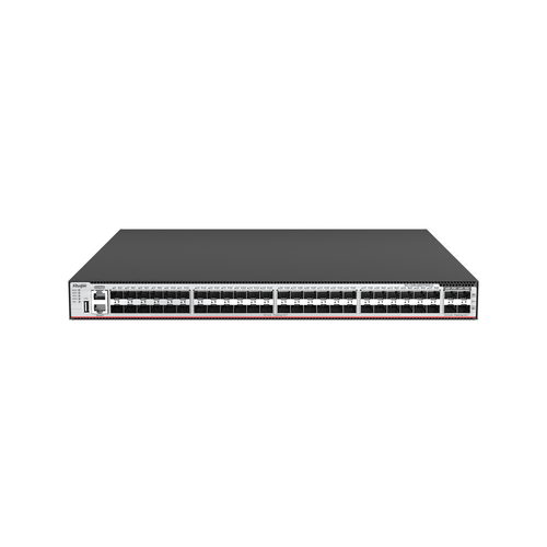 Switch Ruijie Networks RG-CS85-48SFP4XS-D Gestionado, L3, RJ-45 48, Gigabit Ethernet (10/100/1000), 1U, Gris