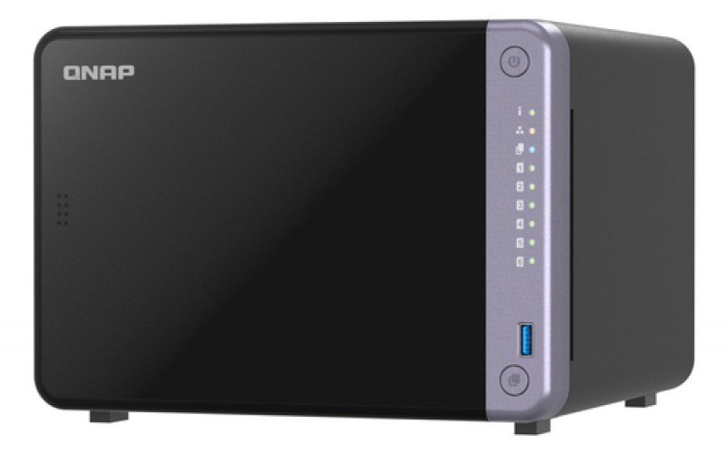 NAS QNAP TS-632X-4G-US Alpine AL-524, 2 GHz, bahías 6