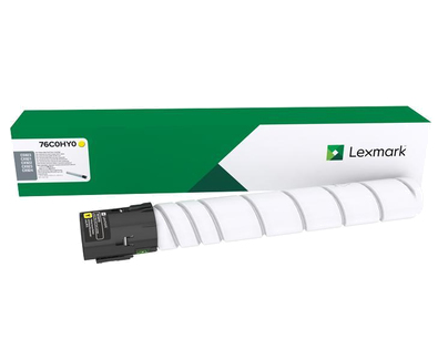 Tóner Lexmark 76C0HY0 Original, Amarillo, Alto rendimiento (XL)