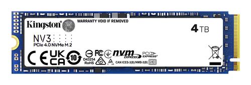 Miniatura 4 de SSD Kingston Technology NV3 4000GB, M.2, PCI Express 4.0
