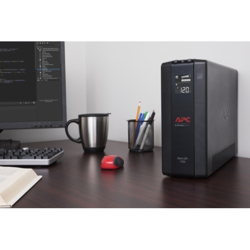 Miniatura 2 de No Break APC BX1350M-LM60 1.35 kVA / 810 W, 789 J, Entrada 139 V, 10 salidas AC, Negro