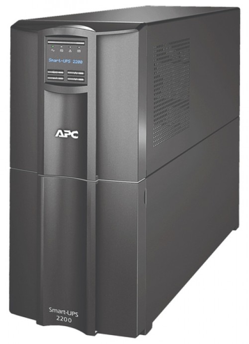 No Break APC SMT2200C 2.2 kVA / 1980 W, 530 J, Entrada 154 V, 10 salidas AC, Negro