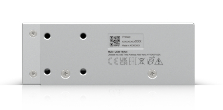 Miniatura 4 de Switch Ubiquiti UniFi WAN Switch RJ-45 1, Gigabit Ethernet (10/100/1000), 1U, Gris