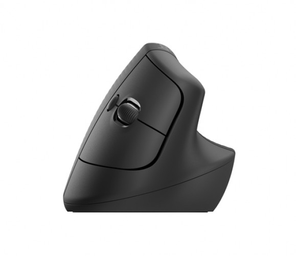 Mouse Logitech Lift Óptico, 6 Botones, 4000 DPI, RF inalámbrico + bluetooth, 10 m, Grafito