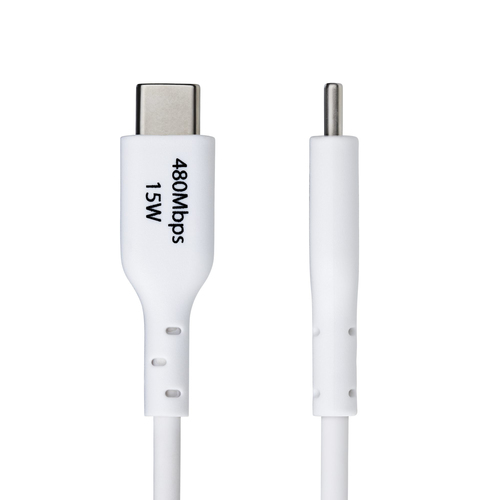 Miniatura 4 de Cable USB StarTech.com USB2AC1MNCWHE USB A a USB C, Blanco