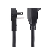 Miniatura 5 de Cables de poder StarTech.com Macho, Hembra 125 V, 3 m, Negro