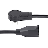 Miniatura 4 de Cables de poder StarTech.com Macho, Hembra 125 V, 3 m, Negro
