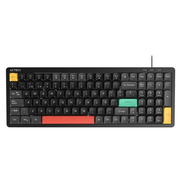 TECLADO ALAMBRICO MEMBRANA