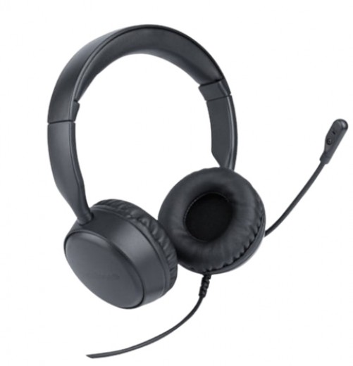 Audífonos TechZone TZACDII02 Diadema, Alámbrico, USB, Negro