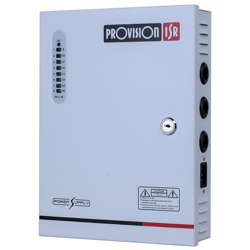 Fuente de Poder Provision-ISR PR-12A16CH+, 100 - 240 V, 50 - 60 Hz, 12 A, 85%, Sobrecorriente, Sobrevoltaje, Cortocircuito, Blanco