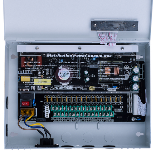 Miniatura 2 de Fuente de Poder Provision-ISR PR-12A16CH+, 100 - 240 V, 50 - 60 Hz, 12 A, 85%, Sobrecorriente, Sobrevoltaje, Cortocircuito, Blanco