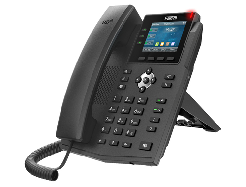 Miniatura 3 de Teléfono Ip Fanvil X3U Terminal con conexión por cable, PoE, 6 líneas, Negro