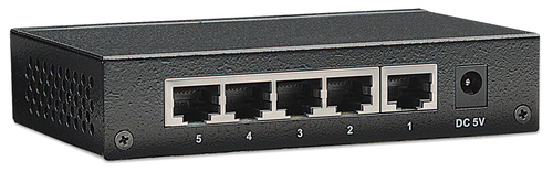 Miniatura 2 de Switch Intellinet 530378 RJ-45 5, Gigabit Ethernet (10/100/1000), Negro