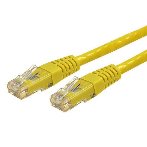 Patchcord StarTech.com Cat6, 0.91 m, U/UTP (UTP), Amarillo