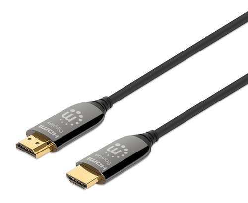 Cable Hdmi Manhattan Canal Ethernet, 20 m, 48 Gbit/s, 2160p, 1440p, 4320p, 1080p, Negro