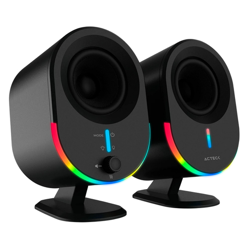 Miniatura 4 de Bocinas Acteck BS630 2.0, USB, Bt, Inalámbrico y alámbrico, PC, Negro
