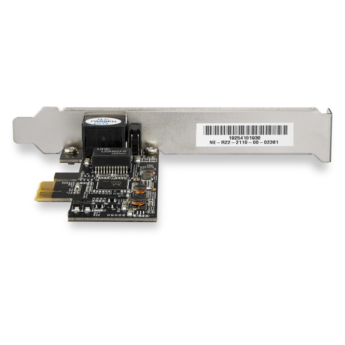 Miniatura 4 de Tarjetas de red StarTech.com PCI Express, RJ-45 1, 2500 Mbit/s, Alámbrico, Negro