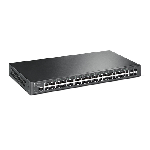 Miniatura 3 de Switch TP-Link JetStream TL-SG3452X Gestionado, L2+, RJ-45 48, Gigabit Ethernet (10/100/1000), 1U, Negro