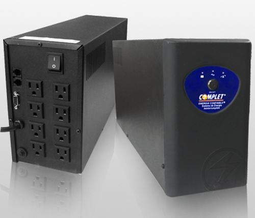 Miniatura 2 de No Break Complet PC3300 3 kVA / 1650 W, 84 J, Entrada 145 V, 8 salidas AC, Negro