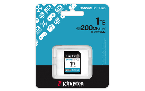 Miniatura 4 de Memoria Kingston Technology Canvas Go! Plus Canvas Go! Plus 1 TB, Velocidad 200 MB/s, Clase 10