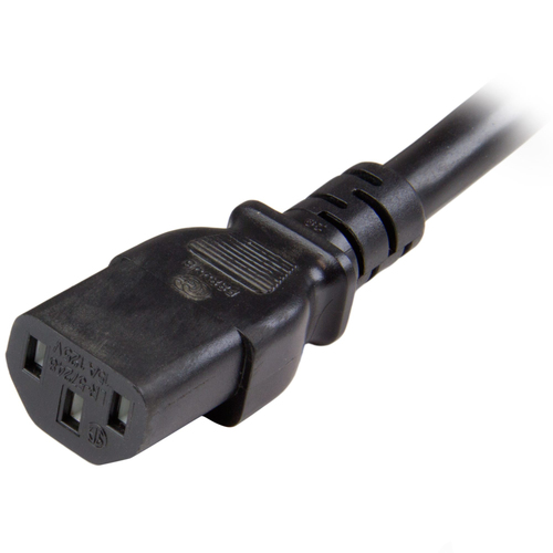 Miniatura 3 de Cables de poder StarTech.com PXTC13C20143 Hembra, Hembra 125 V, 0.9 m, Negro