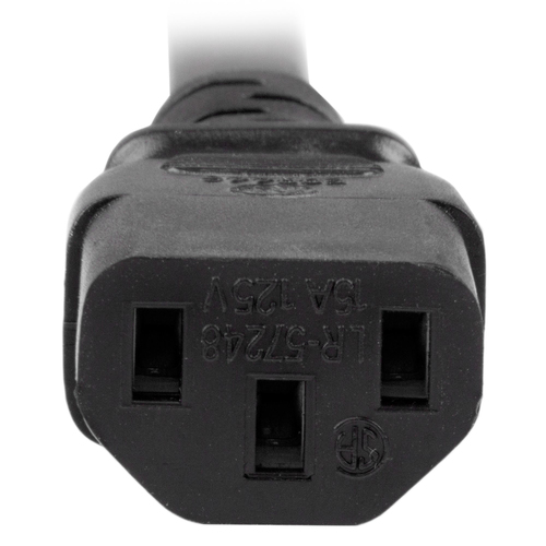 Miniatura 2 de Cables de poder StarTech.com PXTC13C20143 Hembra, Hembra 125 V, 0.9 m, Negro