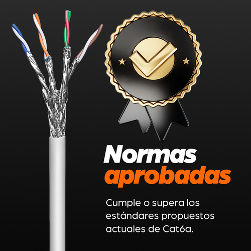 Miniatura 2 de Bobina Intellinet Cat6a, 305 m, S/FTP (S-STP), Gris