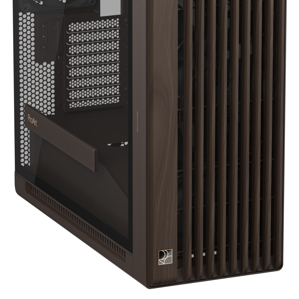 Miniatura 5 de Gabinete Asus ProArt PA602 Wood Edition Retro Brown, E-ATX, Mini-ITX, Madera de Nogal