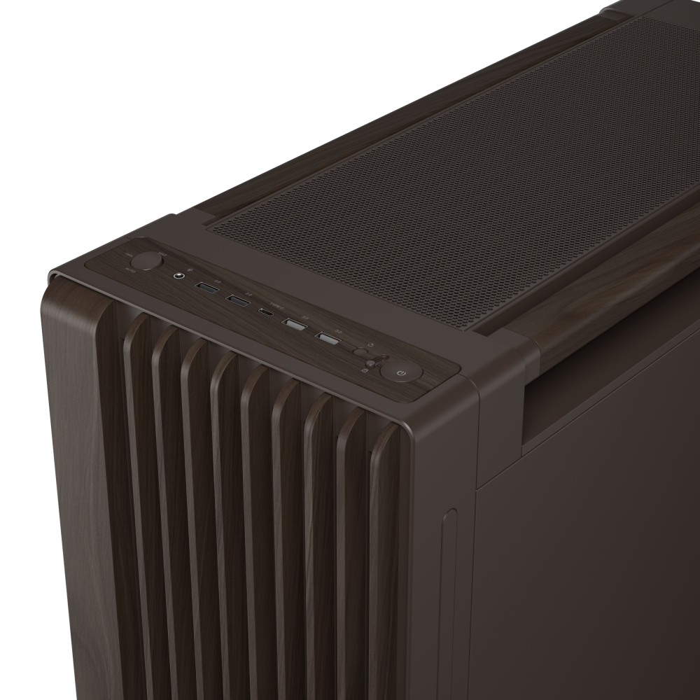 Miniatura 4 de Gabinete Asus ProArt PA602 Wood Edition Retro Brown, E-ATX, Mini-ITX, Madera de Nogal