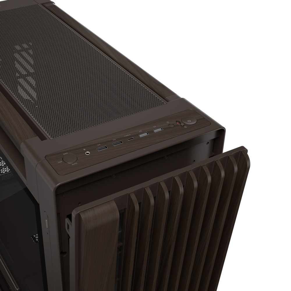 Miniatura 3 de Gabinete Asus ProArt PA602 Wood Edition Retro Brown, E-ATX, Mini-ITX, Madera de Nogal