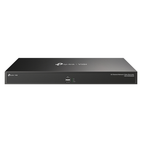 NVR TP-Link VIGI VIGI NVR4032H 32 canales, 720p, 1080p, HDD Max. 10 TB, Negro